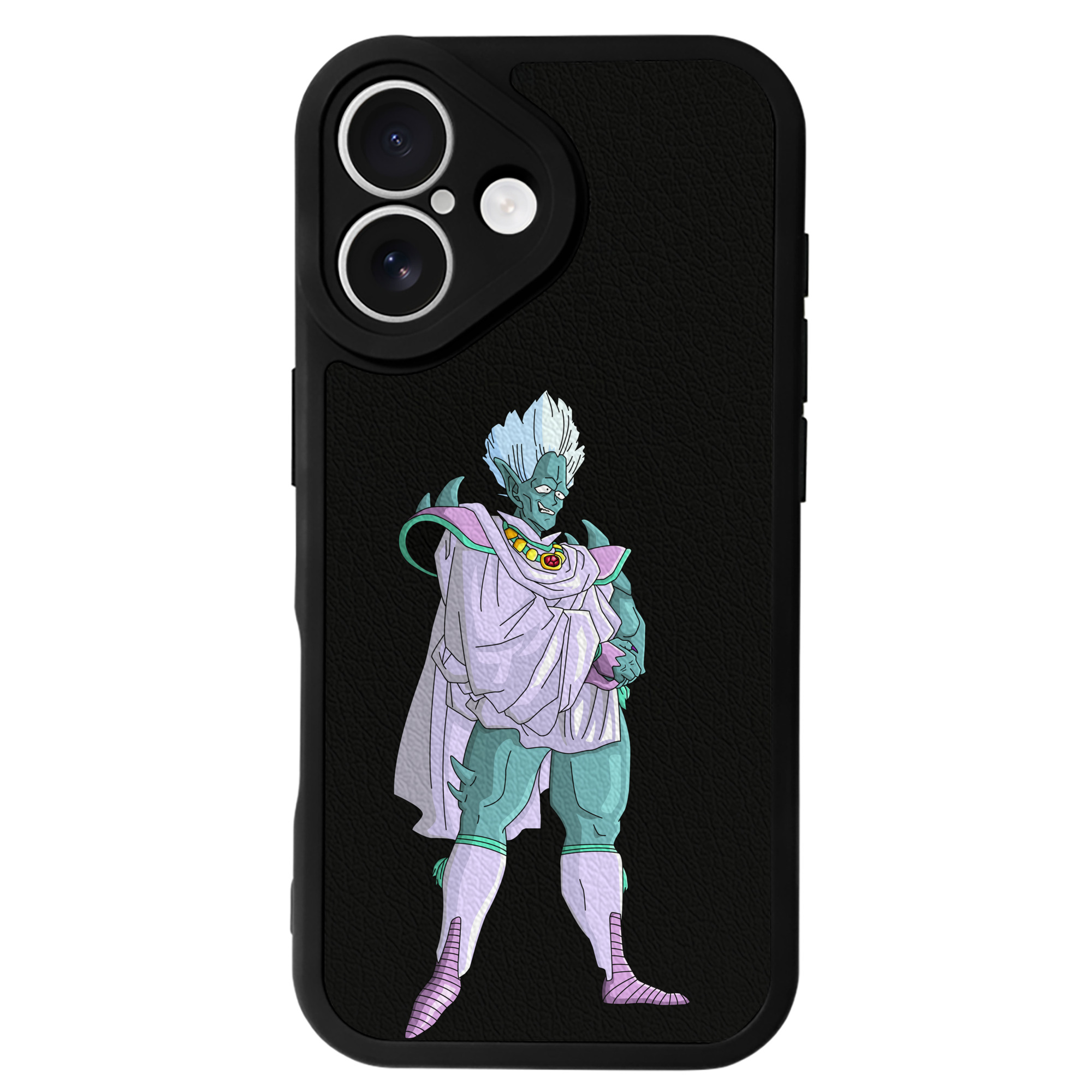 （画像用） ドラゴンボール DRAGON BALL 【iPhone 16シリーズ対応】シリコンスマホケース（レザー調） 材質：シリコン